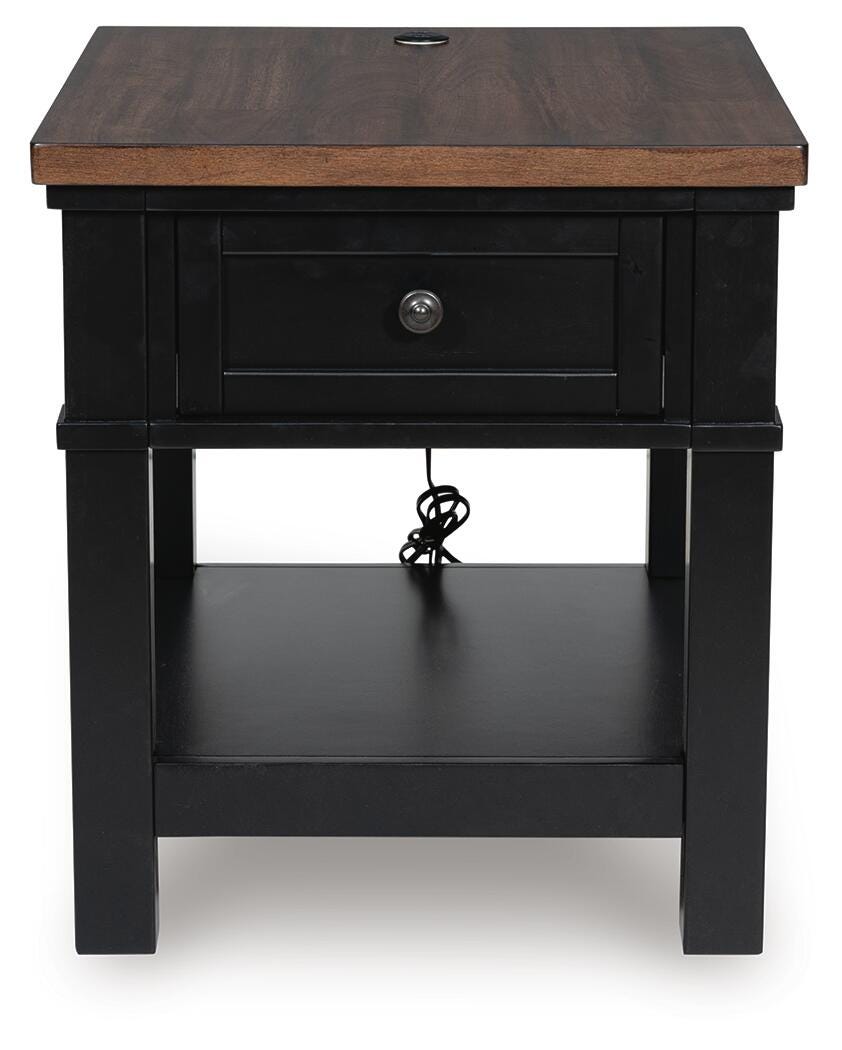 Wildenauer End Table - Brown/Black (T664-SI) - Image 4