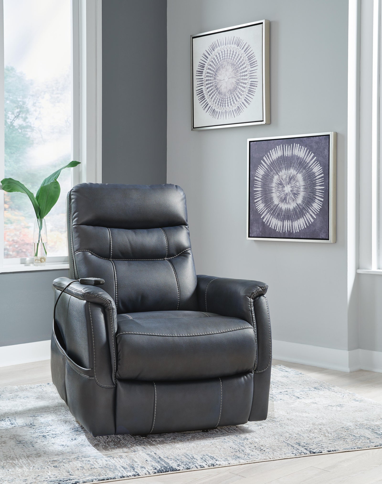 Strawbill Power Lift Recliner (63910-SI) - Image 8