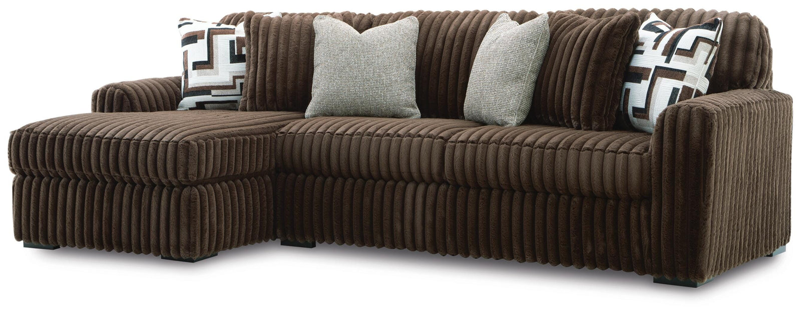 Midnight-Madness 2-Piece Sectional Sofa with Chaise (98104-SI) - Image 3