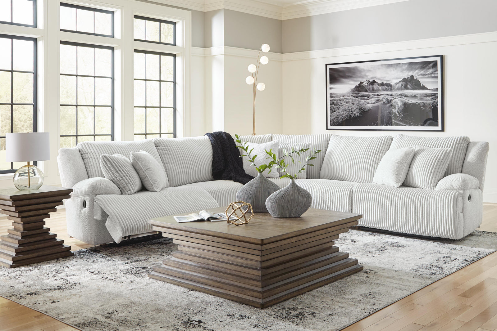 Top Tier 5-Piece Reclining Sectional (92706-SI) - Image 5