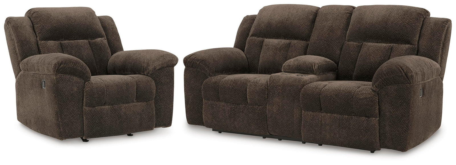 Frohn Reclining Loveseat and Recliner (37407-SI)