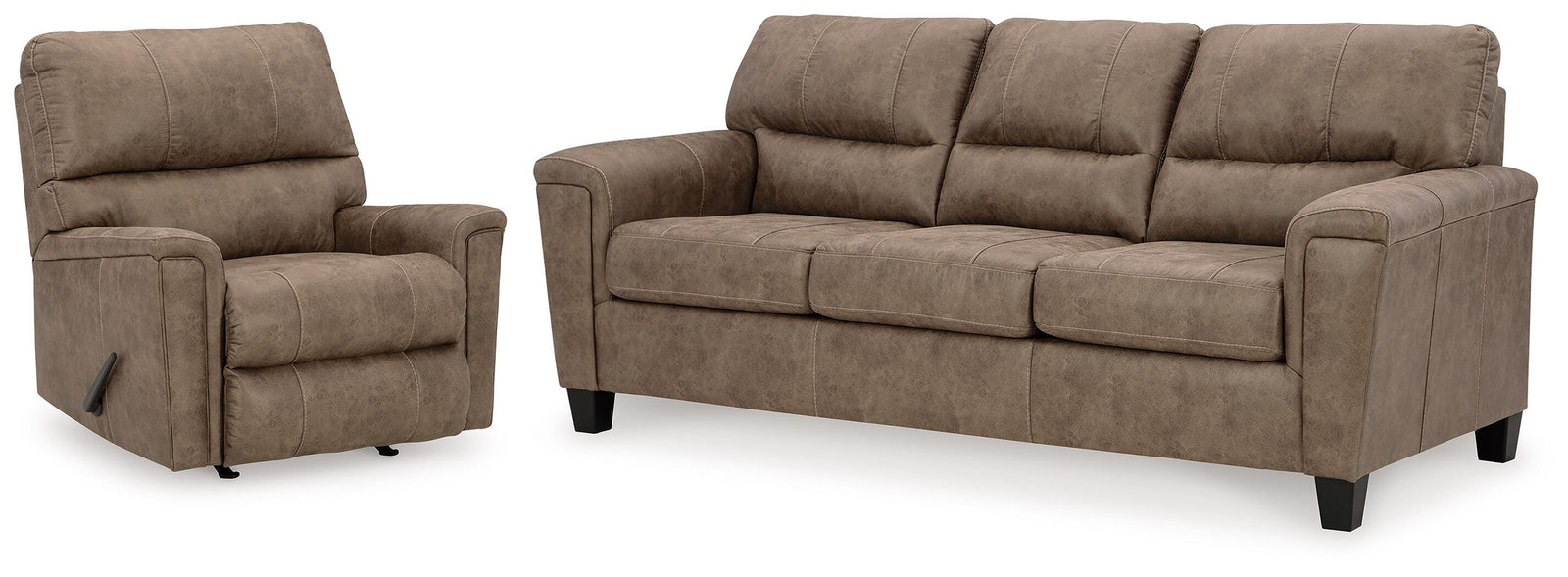 Navi Sofa and Recliner (94004-SI)