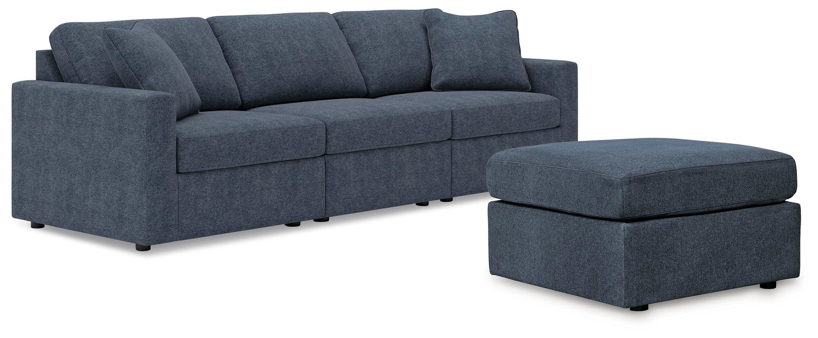 Modmax 3-Piece Sectional and Ottoman (92121-SI)