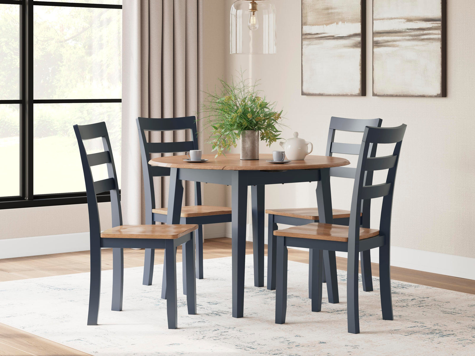 Gesthaven Dining Table and 4 Chairs (D399-SI) - Image 4