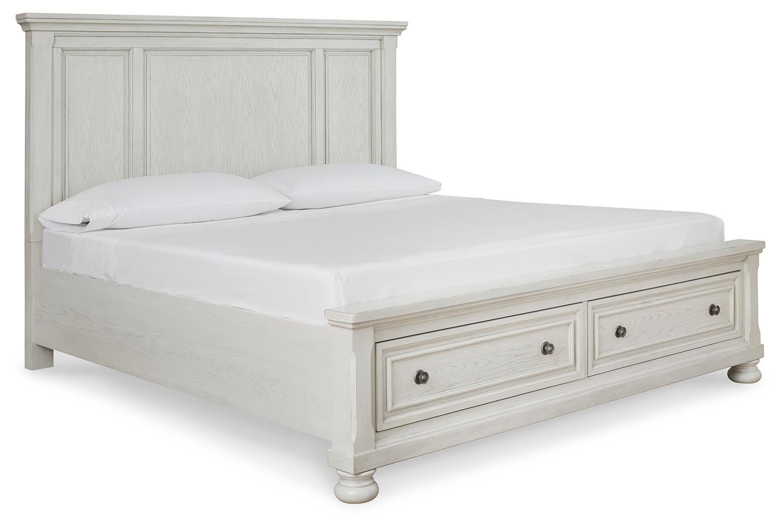 Robbinsdale Panel Storage Bed, Dresser, Chest and 2 Nightstands (B742-SI) - Image 13