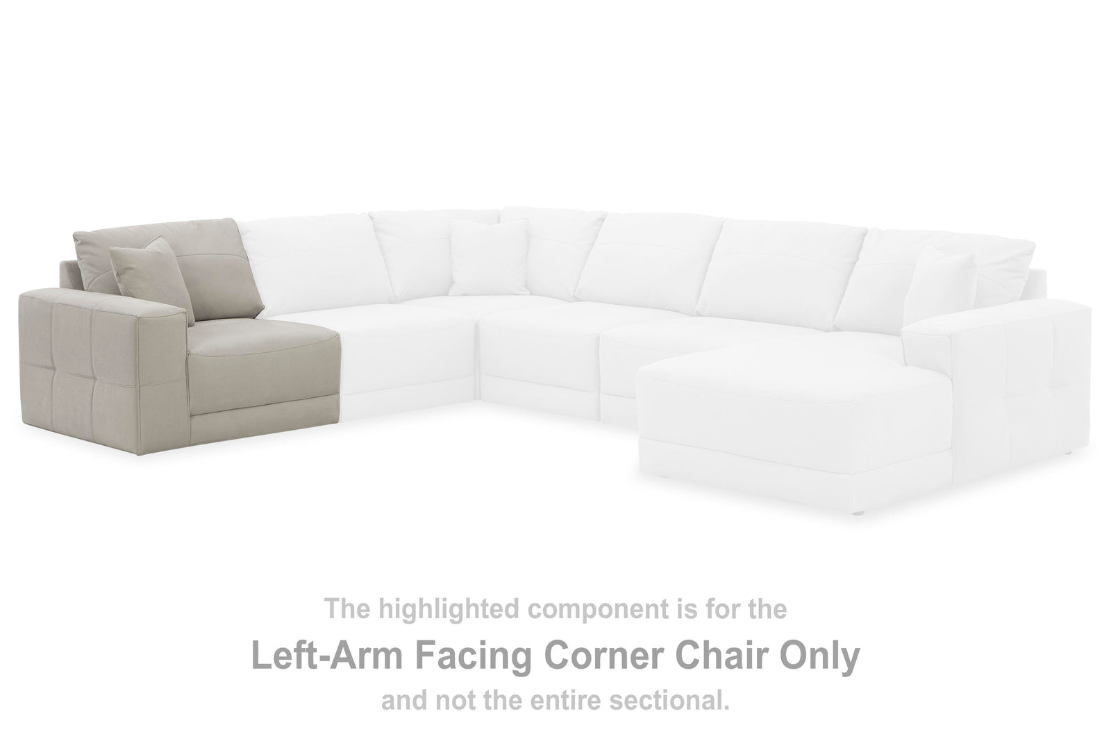 Next-Gen Gaucho Left-Arm Facing Corner Chaise (18304-SI) - Image 11