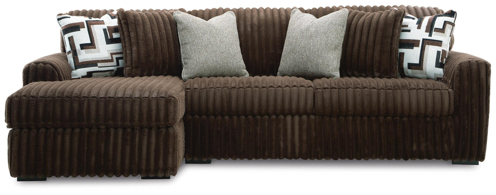 Midnight-Madness 2-Piece Sectional Sofa with Chaise (98104-SI)