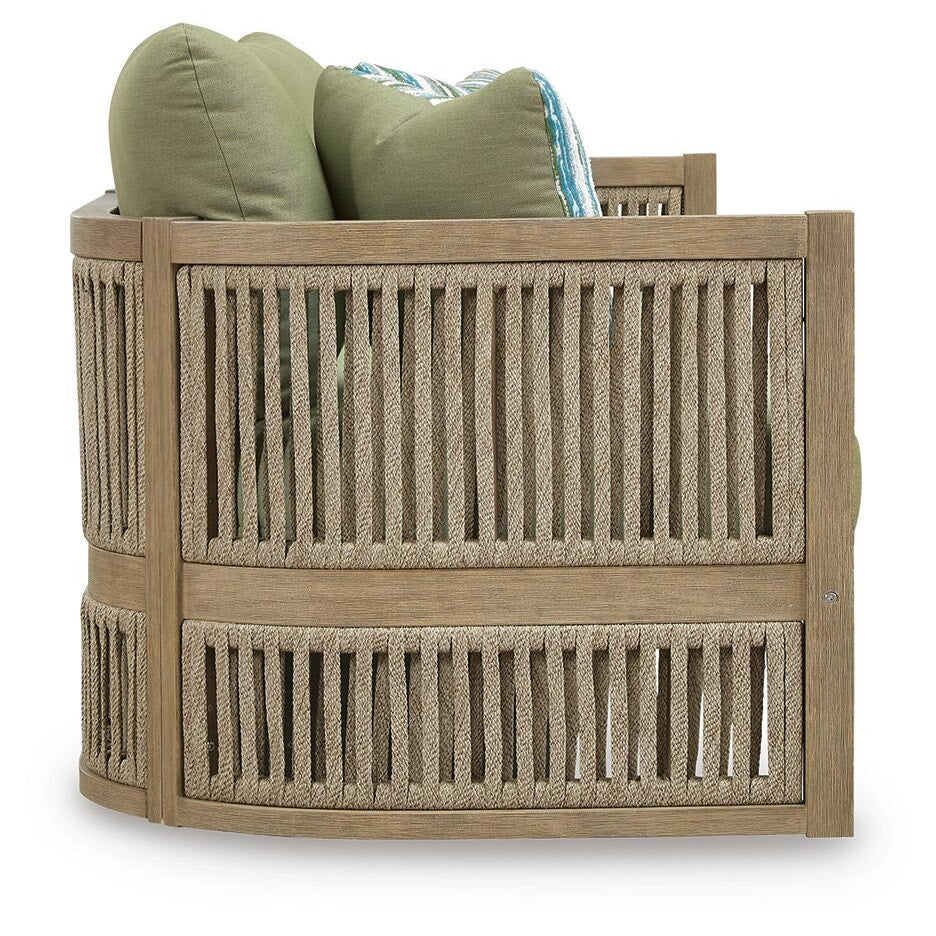 Serena Shores Outdoor Sofa with Cushion (PCP604-SI) - Image 13