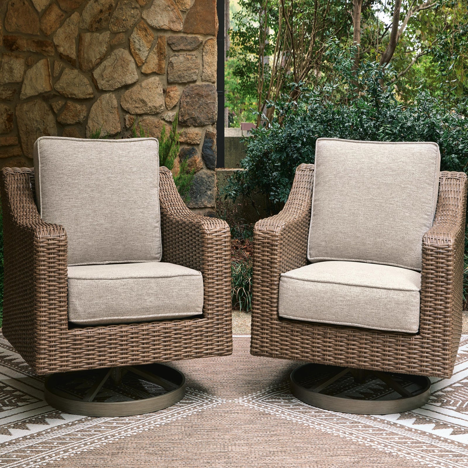 Laguna Heights Outdoor Lounge Chair (Set of 2) (PCP790-SI) - Image 10