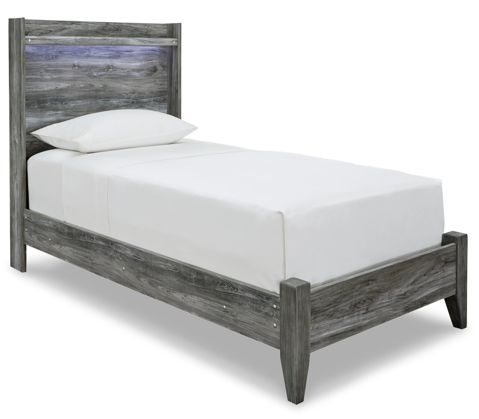 Baystorm Panel Bed, Dresser and Mirror - Gray (B221-SI) - Image 3