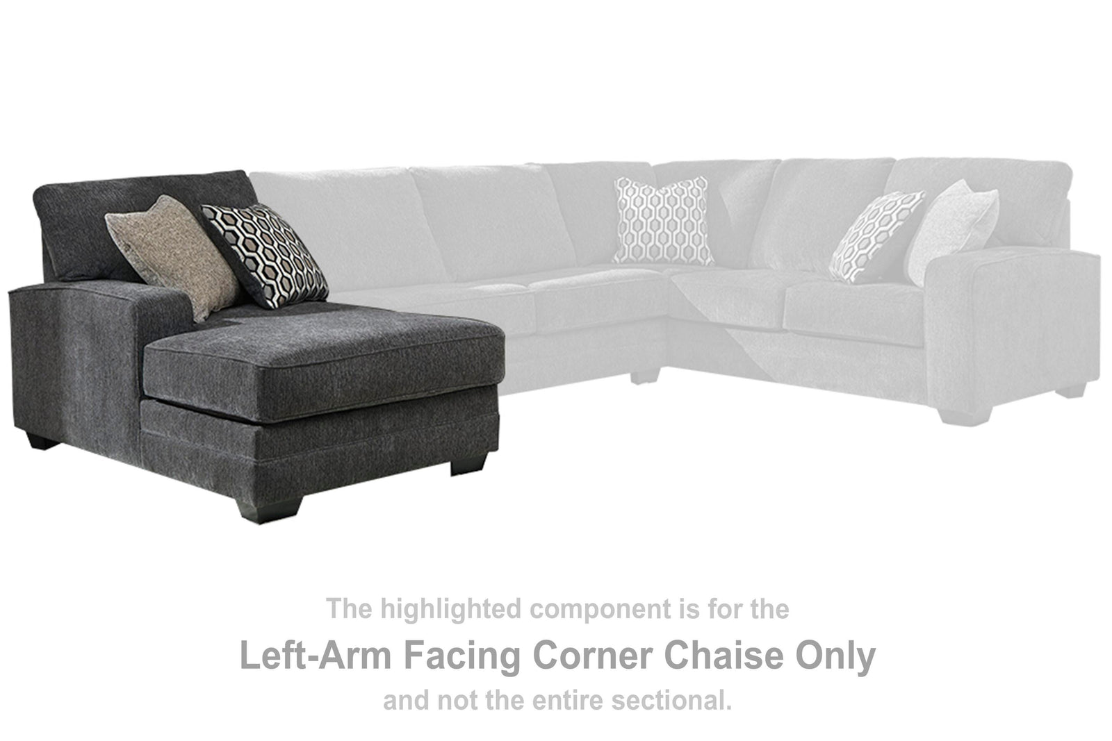 Tracling Left-Arm Facing Sofa with Corner Wedge (72600-SI) - Image 9
