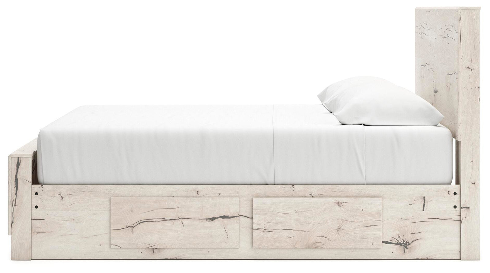 Lawroy Panel Bed with Storage - Light Natural (B2310-SI) - Image 7
