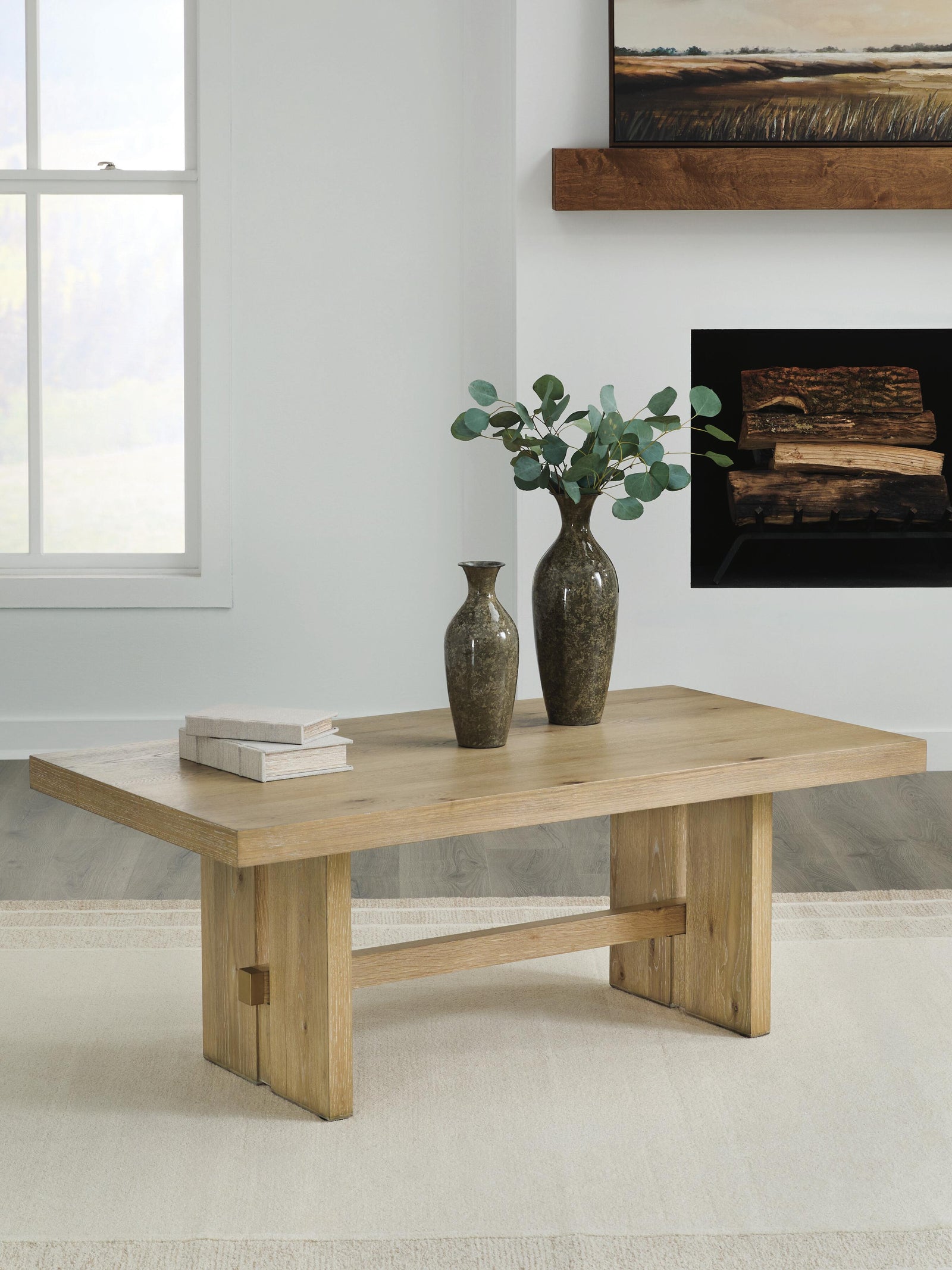 Crendlin Coffee Table - Light Brown (T537-SI) - Image 2
