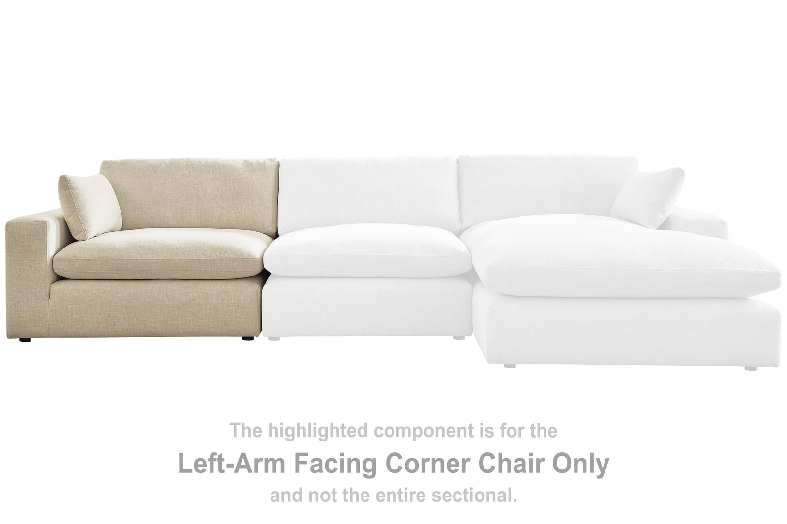 Elyza Right-Arm Facing Corner Chaise (10006-SI) - Image 15