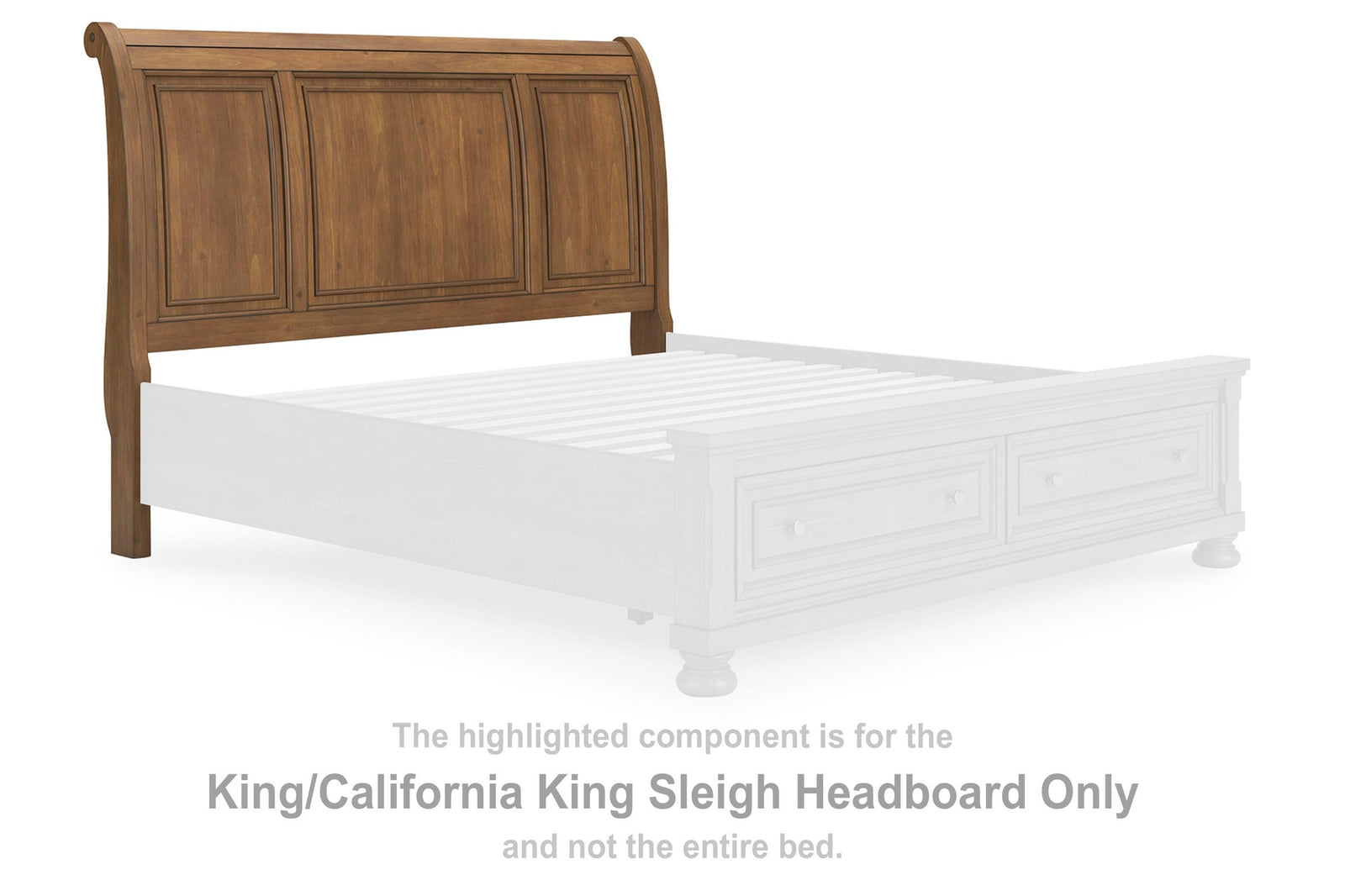 Feddinger Queen Storage Footboard (PCB779-SI) - Image 11