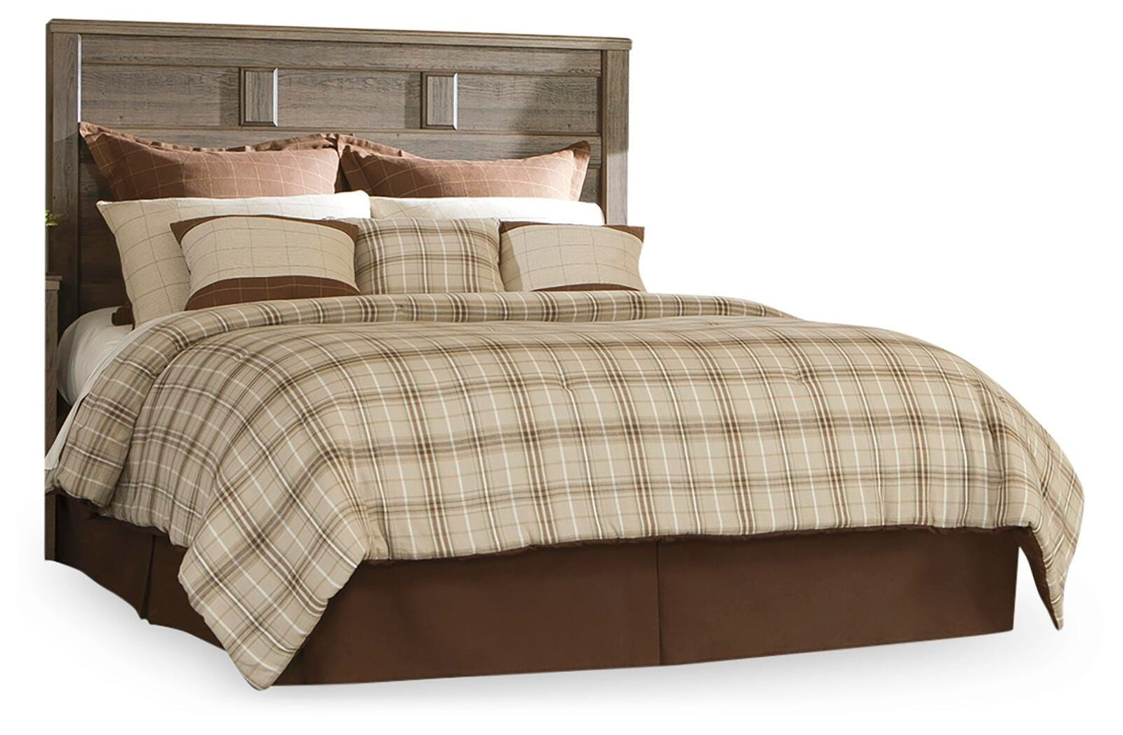 Juararo Panel Headboard - Dark Brown (B251-SI) - Image 3