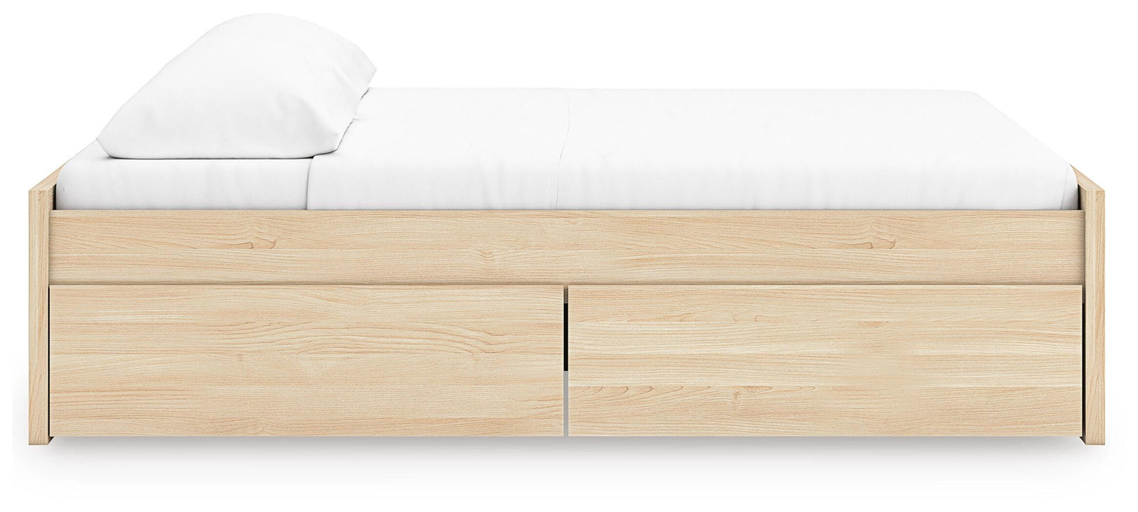 Onita Platform Bed with 2 Side Storage - Natural (EB9632-SI) - Image 6