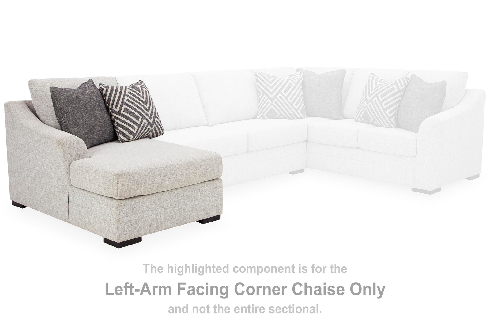 Koralynn Right-Arm Facing Sofa with Corner Wedge (54102-SI) - Image 23