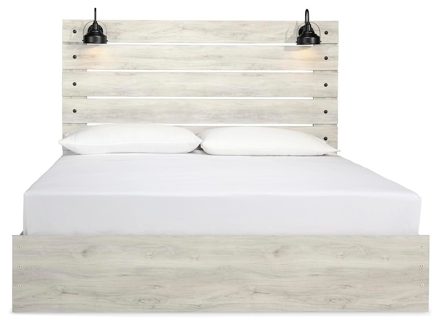 Cambeck Panel Bed - Whitewash (B192-SI) - Image 3
