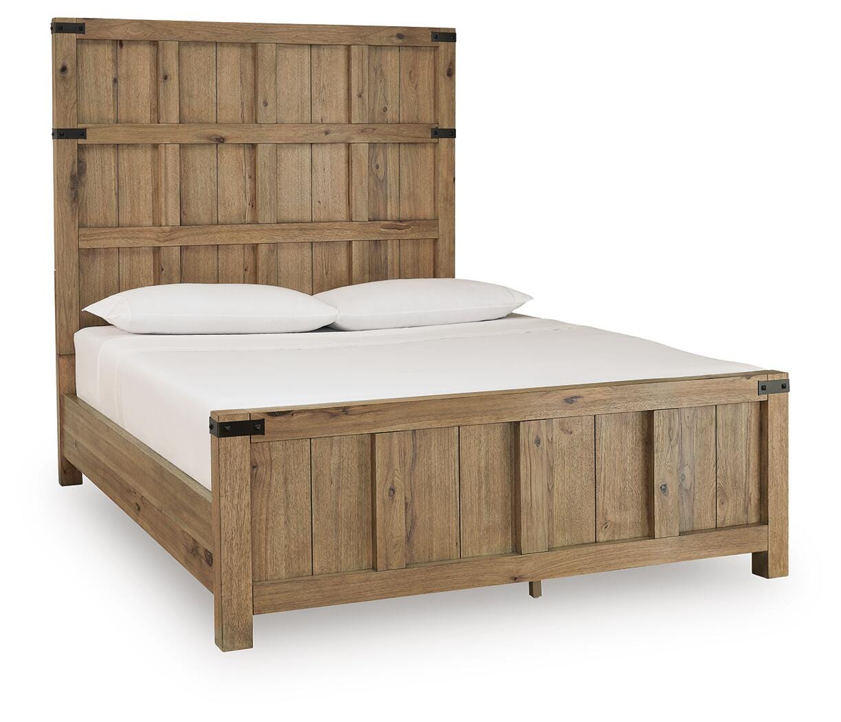 Ridgester Panel Bed, Dresser and Mirror (B858-SI) - Image 5