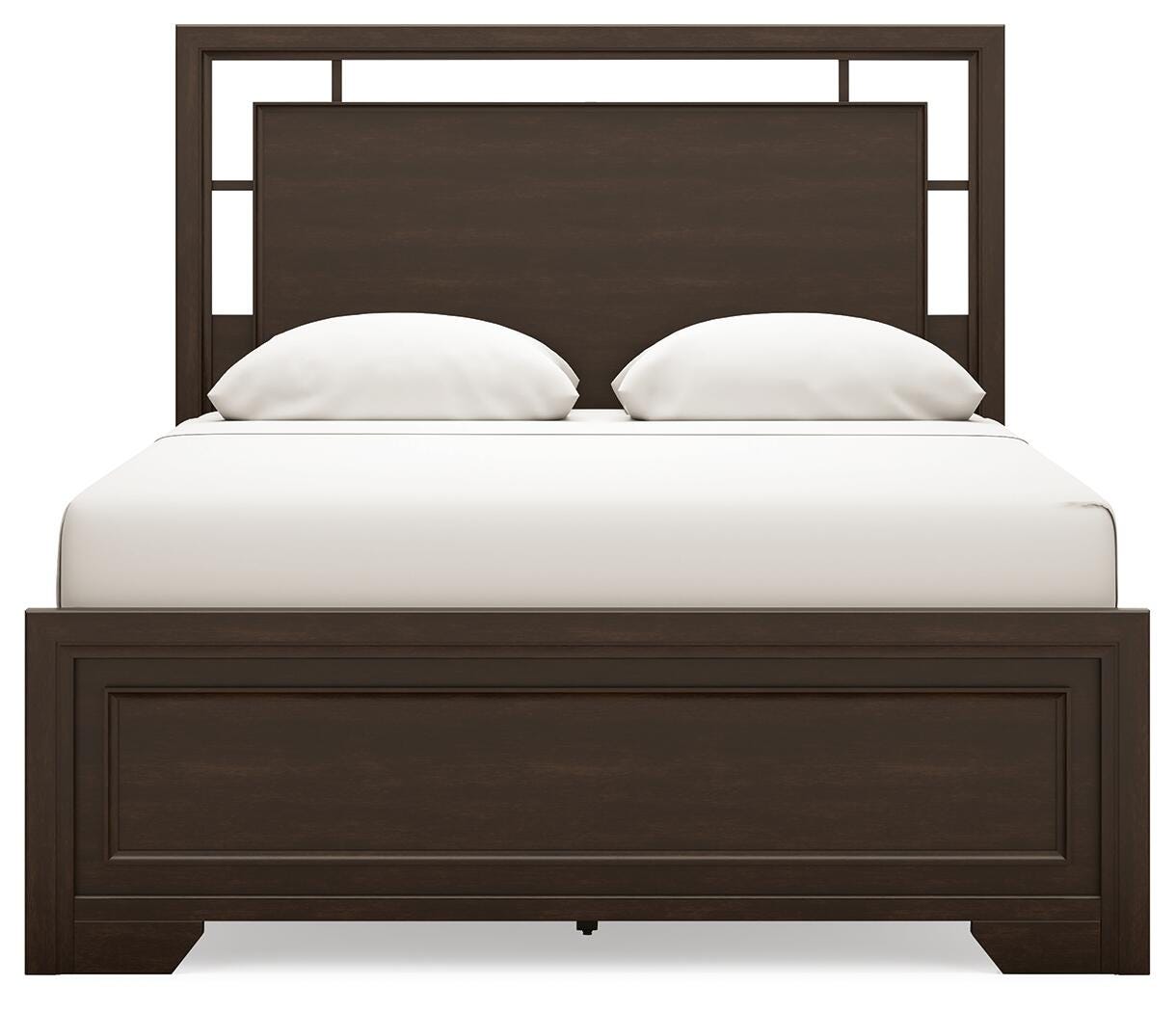 Covetown Panel Bed, Dresser, Mirror, Chest and Nightstand - Dark Brown (B441-SI) - Image 13