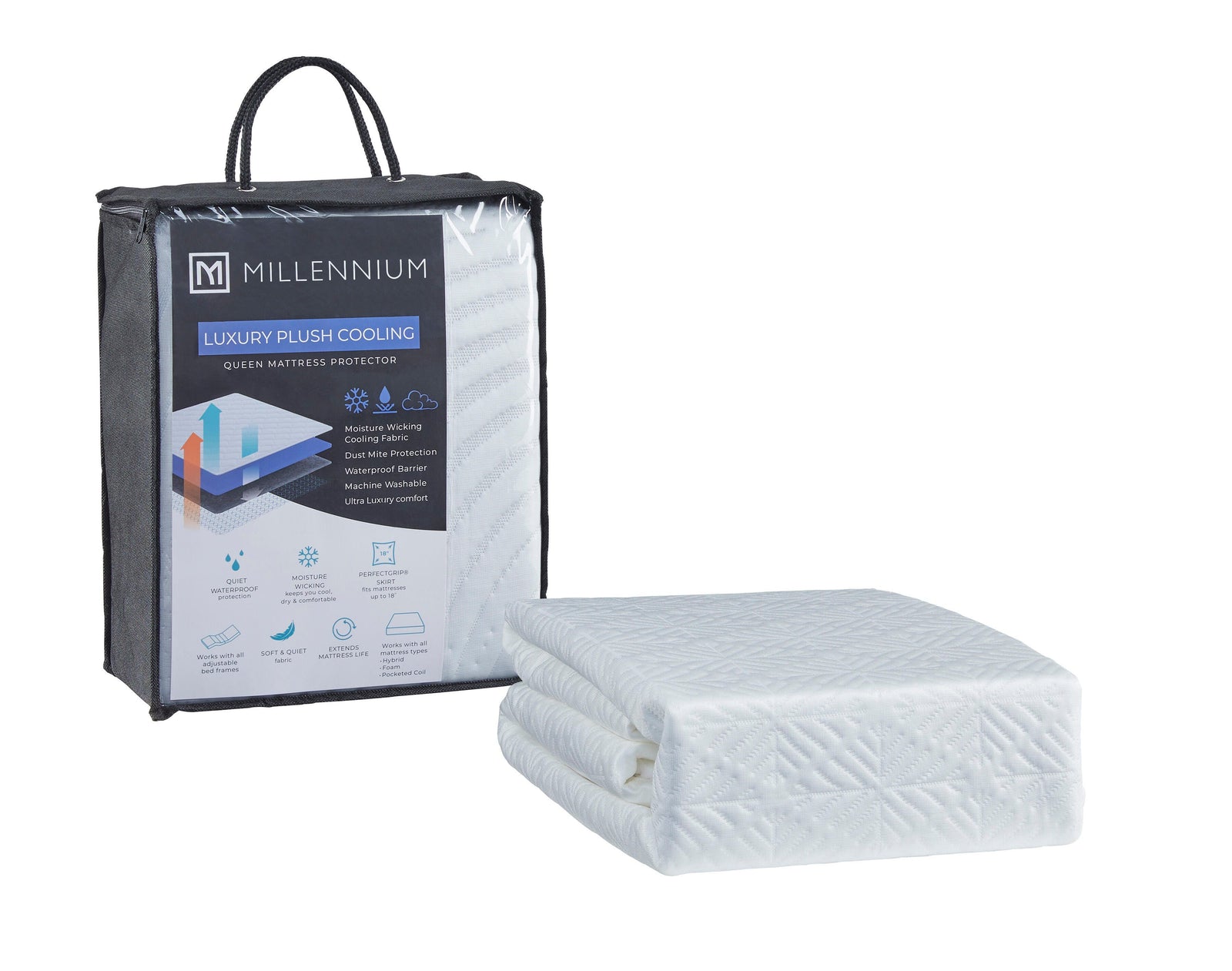 advanced Protector Queen Mattress Protector (Set of 4) (M30903-SI)