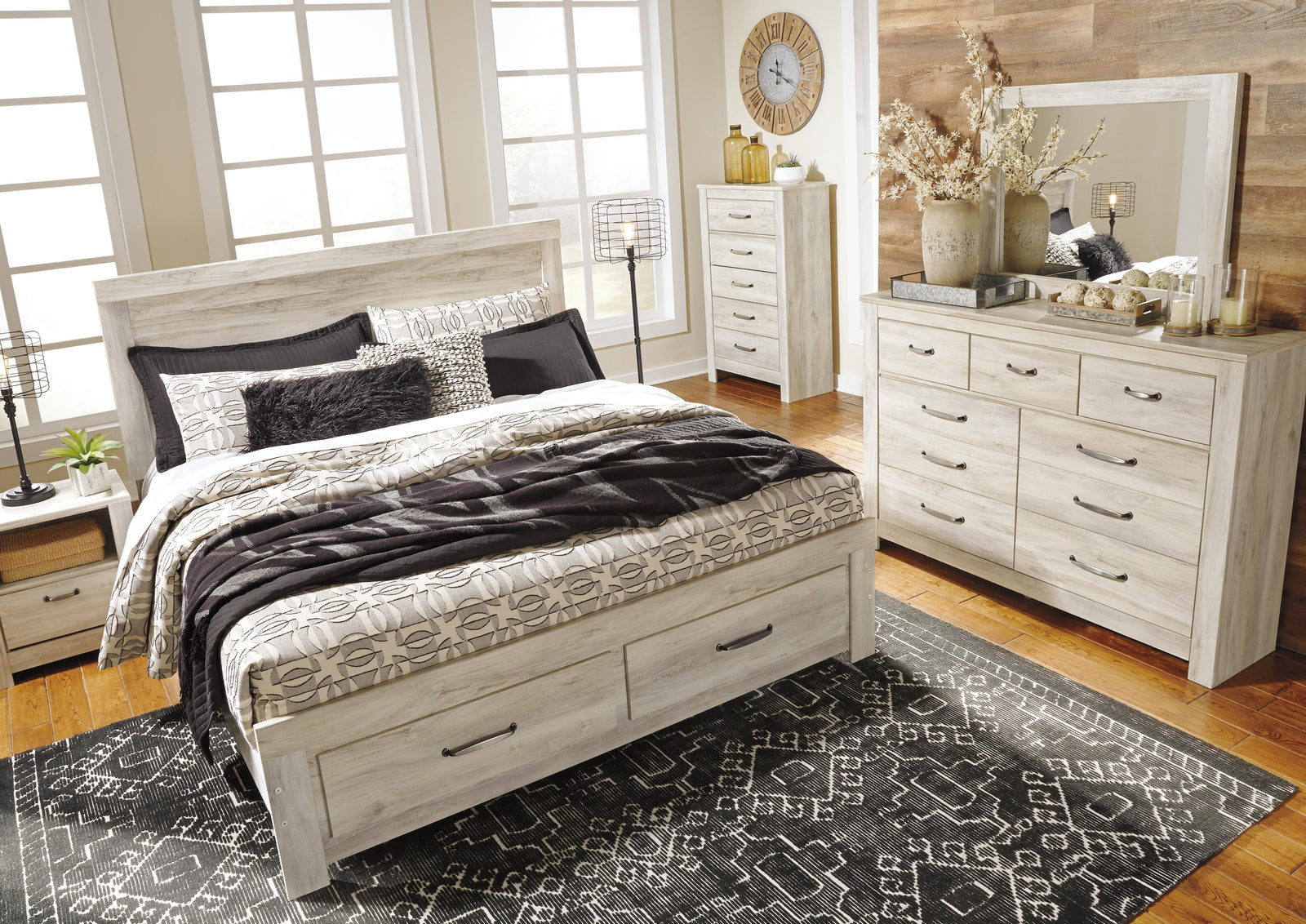 Bellaby Panel Headboard - Whitewash (B331-SI) - Image 20