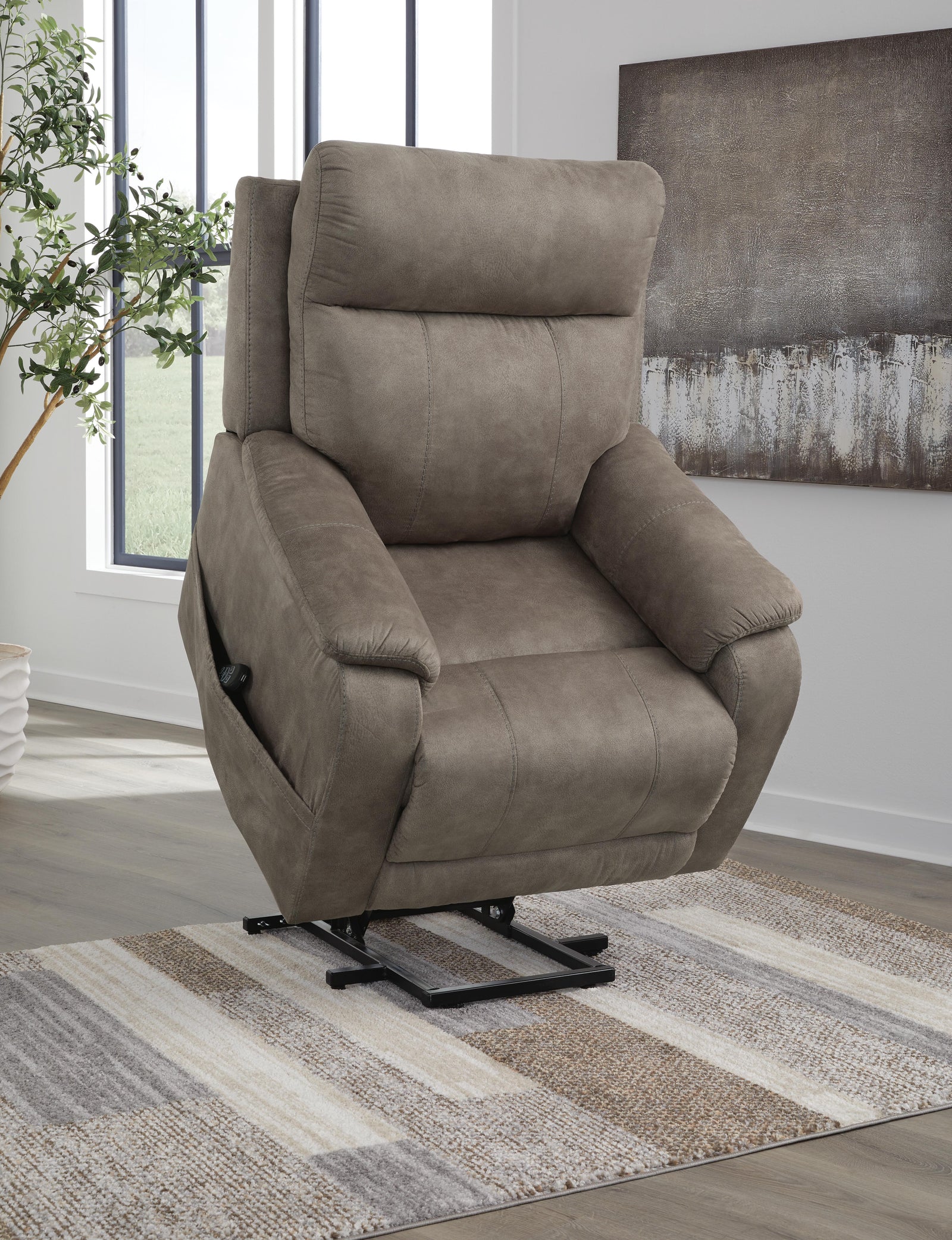 Crestmeade Power Lift Recliner (13503-SI) - Image 10