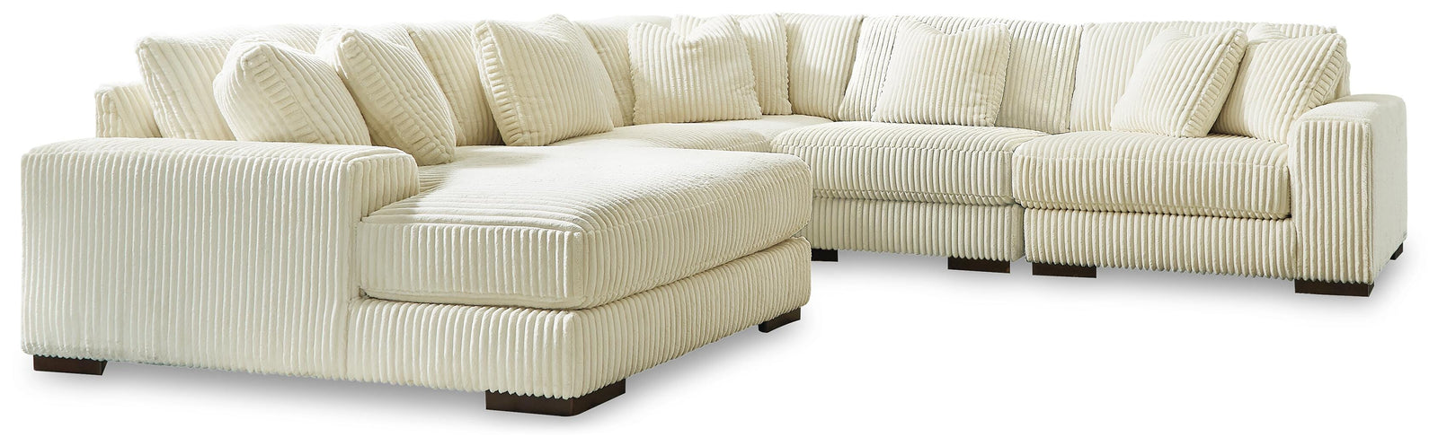 Lindyn 5-Piece Sectional with Chaise (21104-SI)
