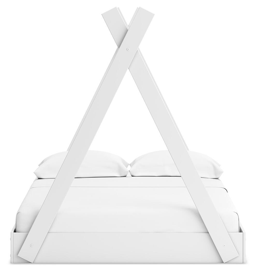 Hallityn Tent Bed (Youth) - White (EB1810-SI) - Image 4