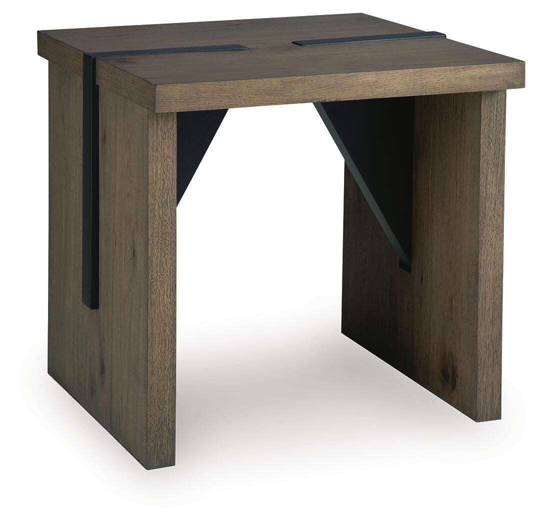 Kandinew End Table - Light Brown (T554-SI)