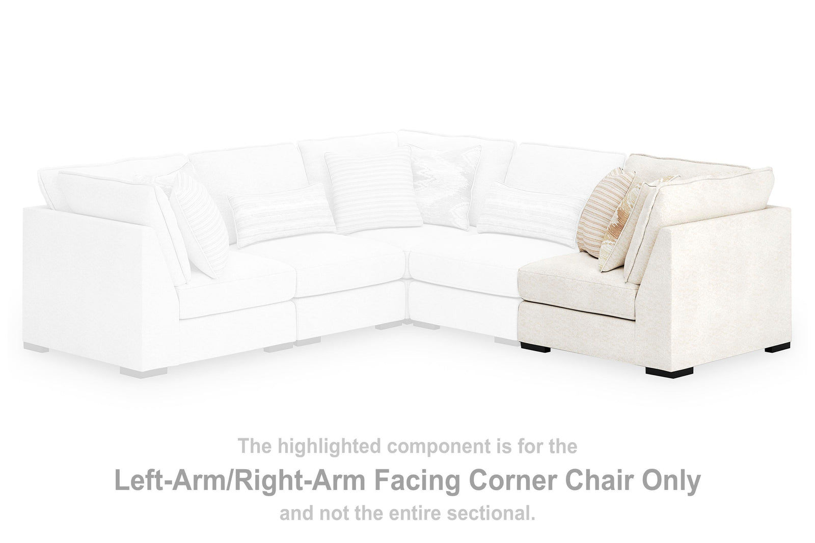 Donelson Creek Left-Arm/Right-Arm Facing Corner Chair (48002-SI) - Image 5