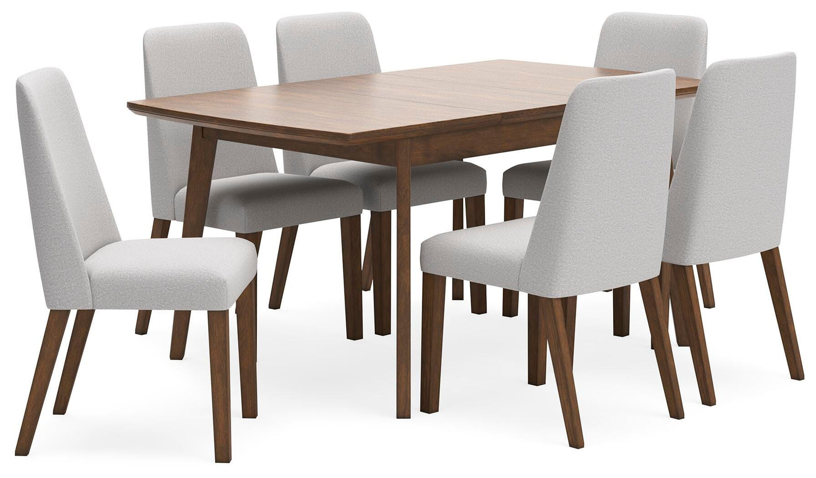 Lyncott Extension Dining Table and 6 Chairs (D615-SI)