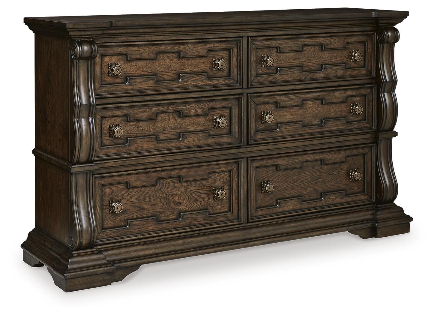 Maylee Upholstered Panel Bed and Dresser (B947-SI) - Image 3