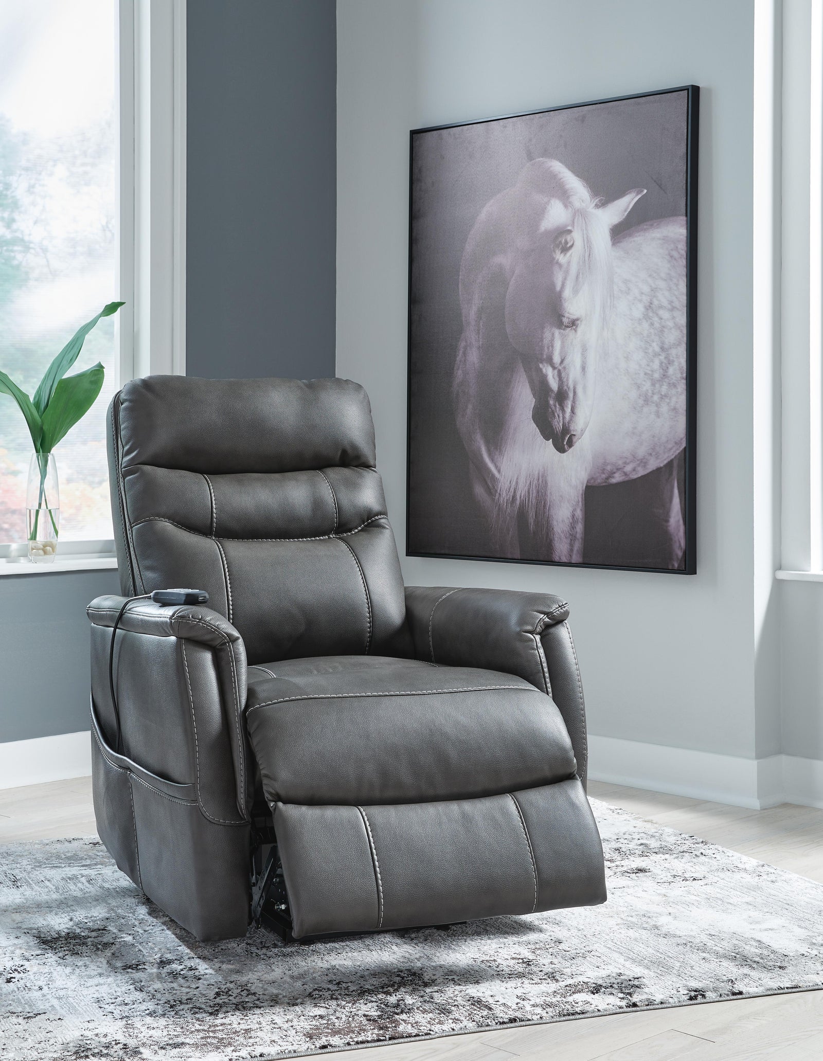 Strawbill Power Lift Recliner (63909-SI) - Image 9