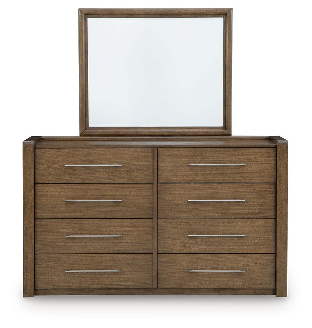 Marxmore Dresser and Mirror - Brown (B863-SI) - Image 3