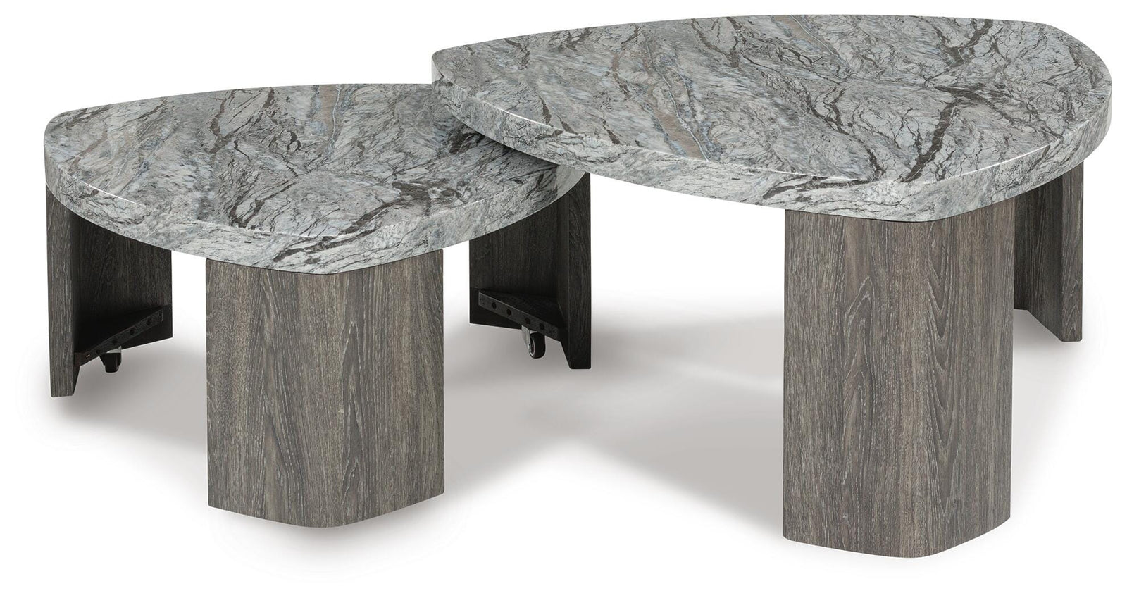 Surmour Coffee Table and End Table (T600-SI) - Image 4