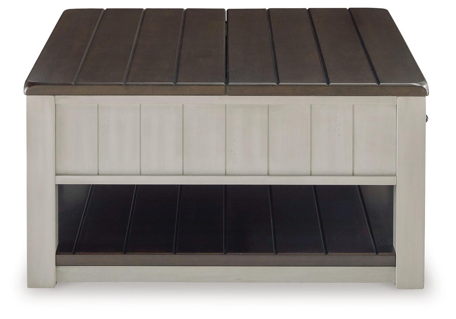 Darborn Lift-top Coffee Table and 2 Chairside End Tables - Gray/Brown (T796-SI) - Image 7