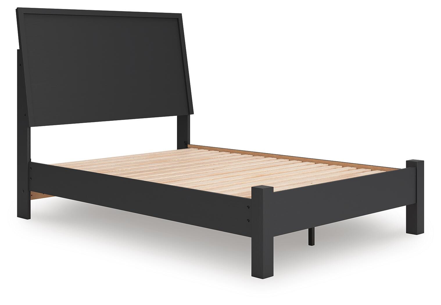 Danziar Panel Bed (Youth) - Black (B1013-SI) - Image 2