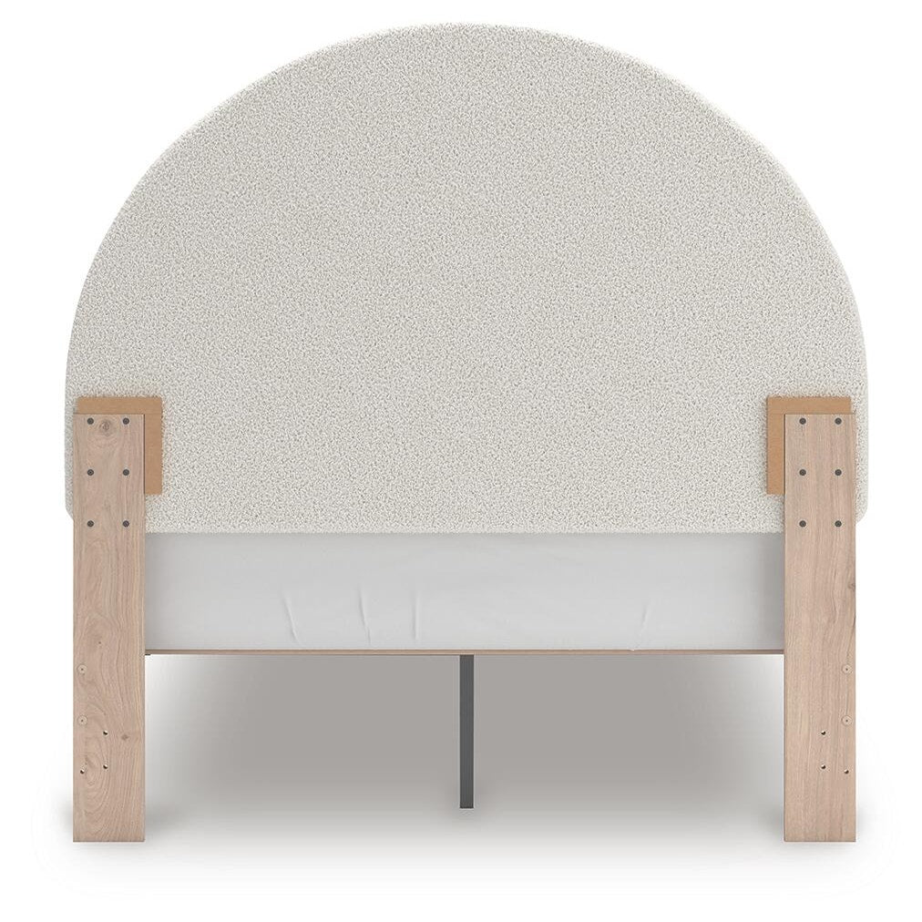 Arloster Full Upholstered Panel Bed, Dresser and Mirror (PCB1566-SI) - Image 13