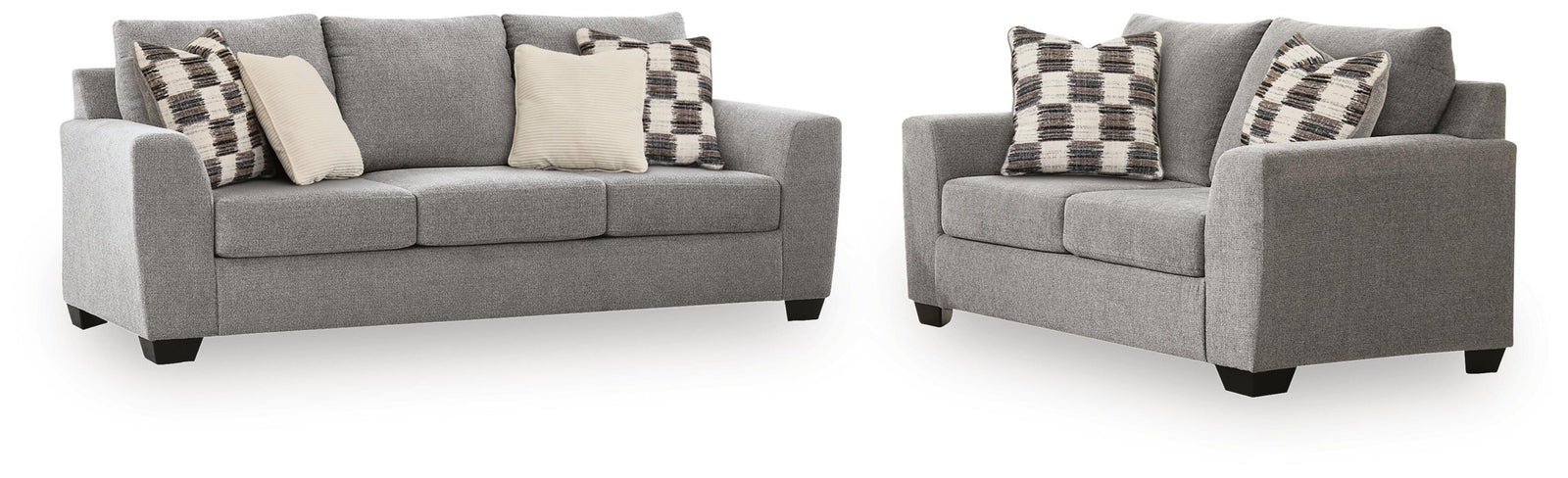 Loreo Sofa and Loveseat (63103-SI)
