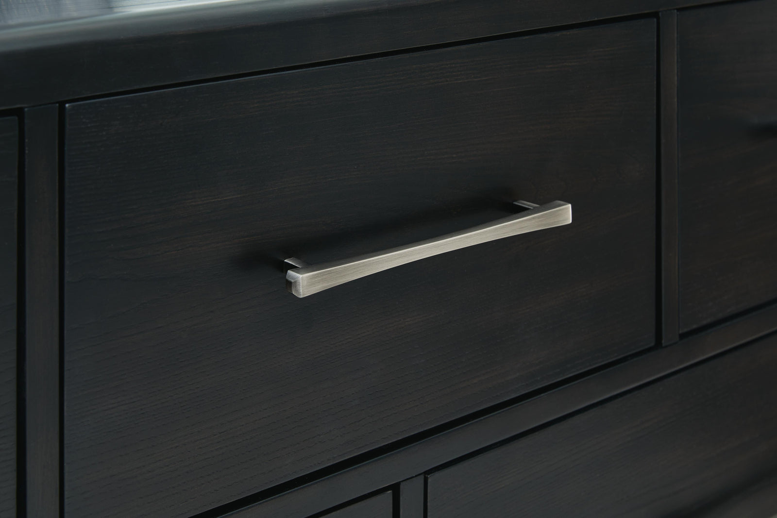 Rowanbeck Upholstered Panel Bed, Dresser and Mirror - Black (B821-SI) - Image 10