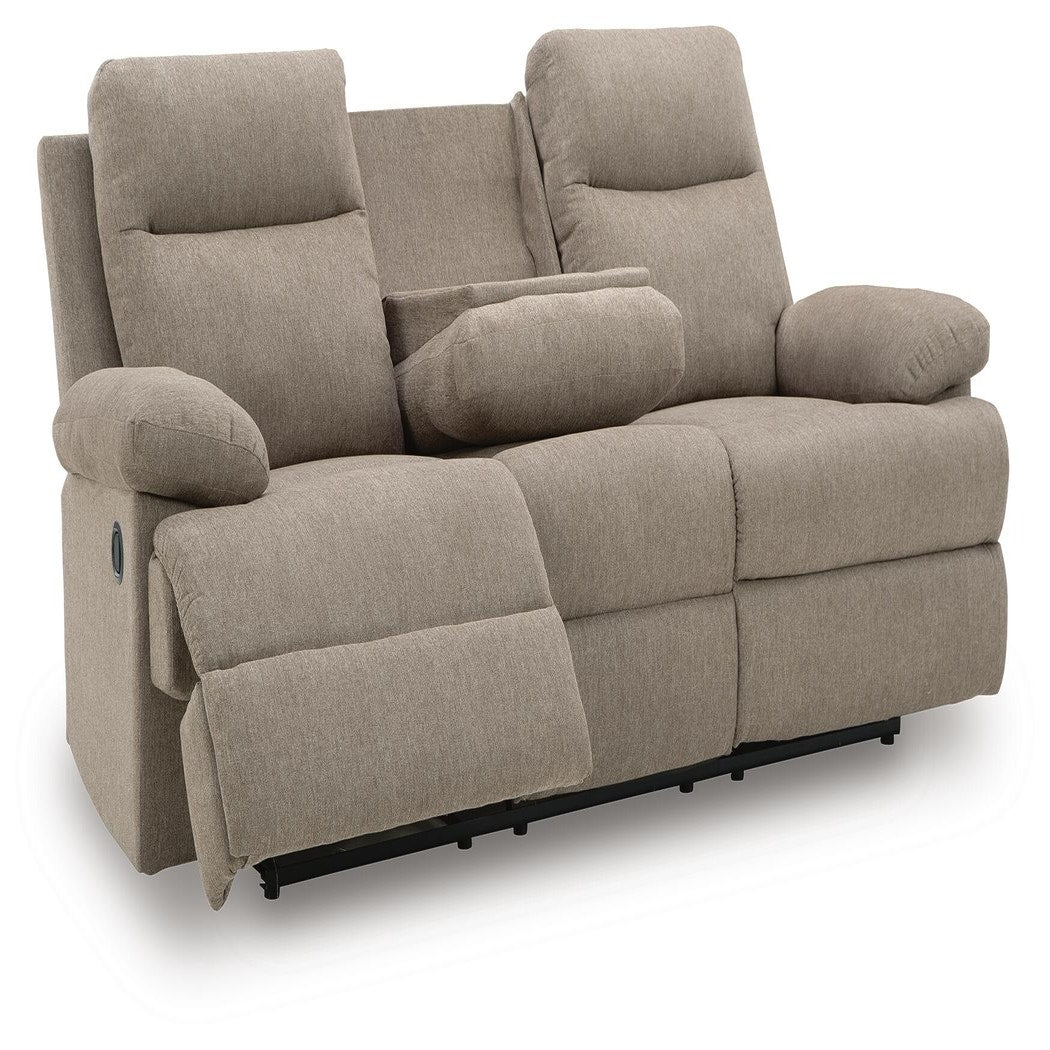 Side-Swipe Reclining Sofa with Drop Down Table (PC91405-SI) - Image 10