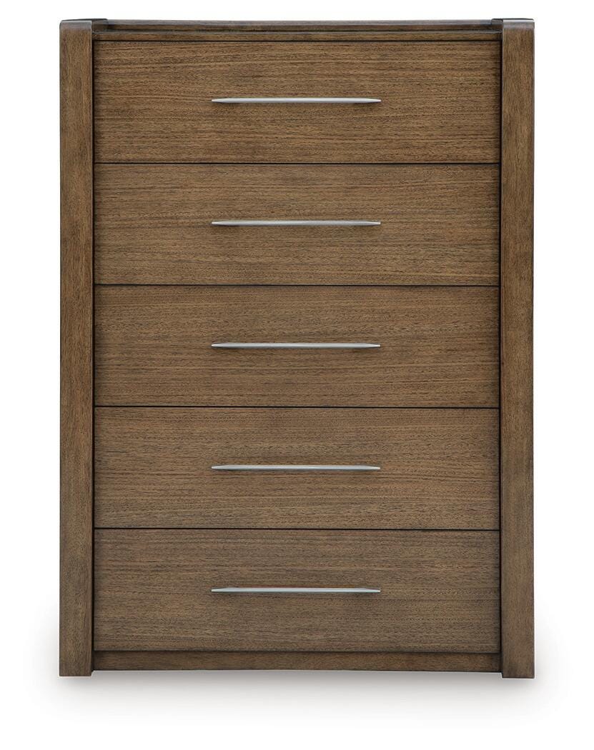 Marxmore Chest of Drawers - Brown (B863-SI) - Image 4