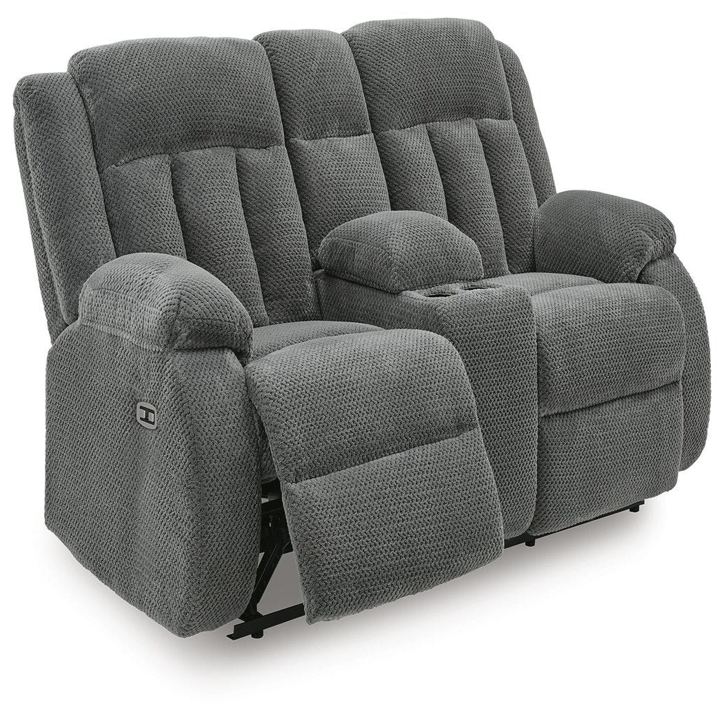 Observation Power Reclining Sofa with Drop Down Table (PC21405-SI) - Image 17