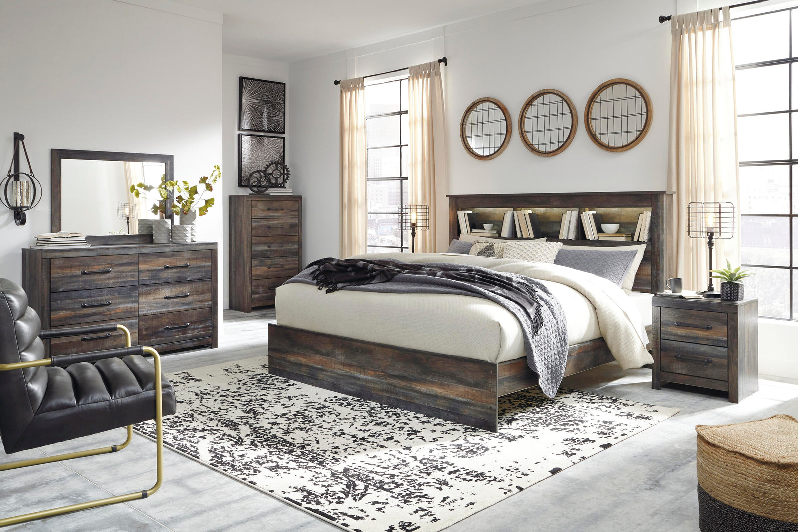 Drystan Bookcase Bed - Multi (B211-SI) - Image 3