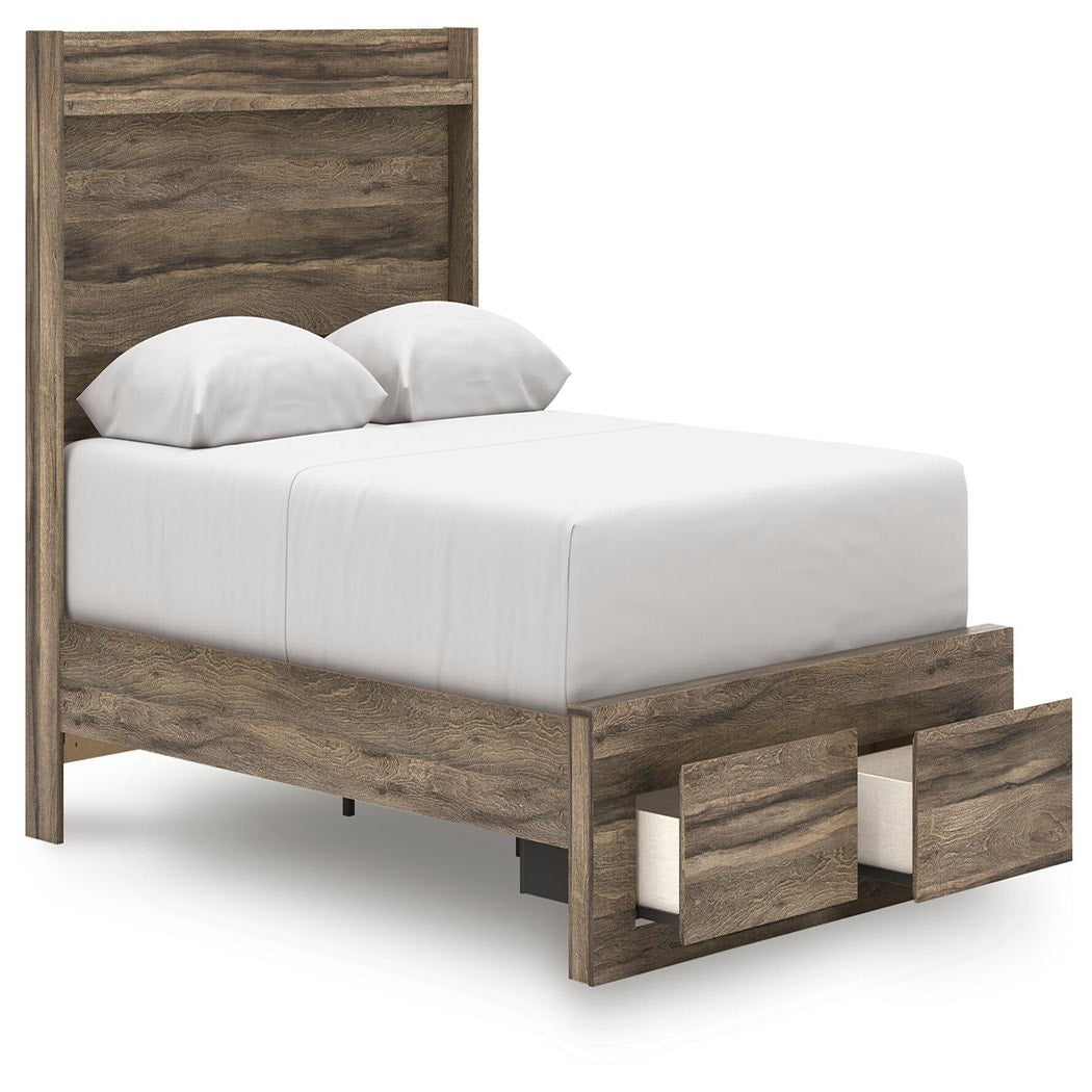 Elbrim Queen Panel Storage Bed (PCB2005-SI) - Image 4