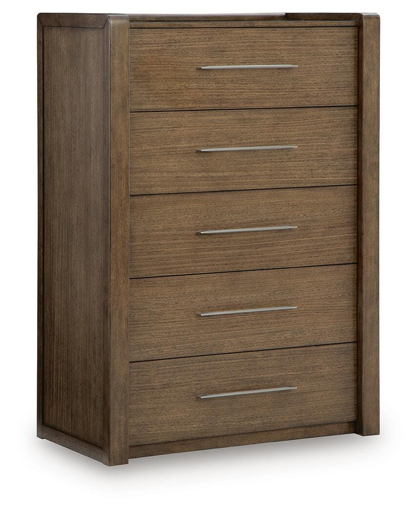 Marxmore Chest of Drawers - Brown (B863-SI)