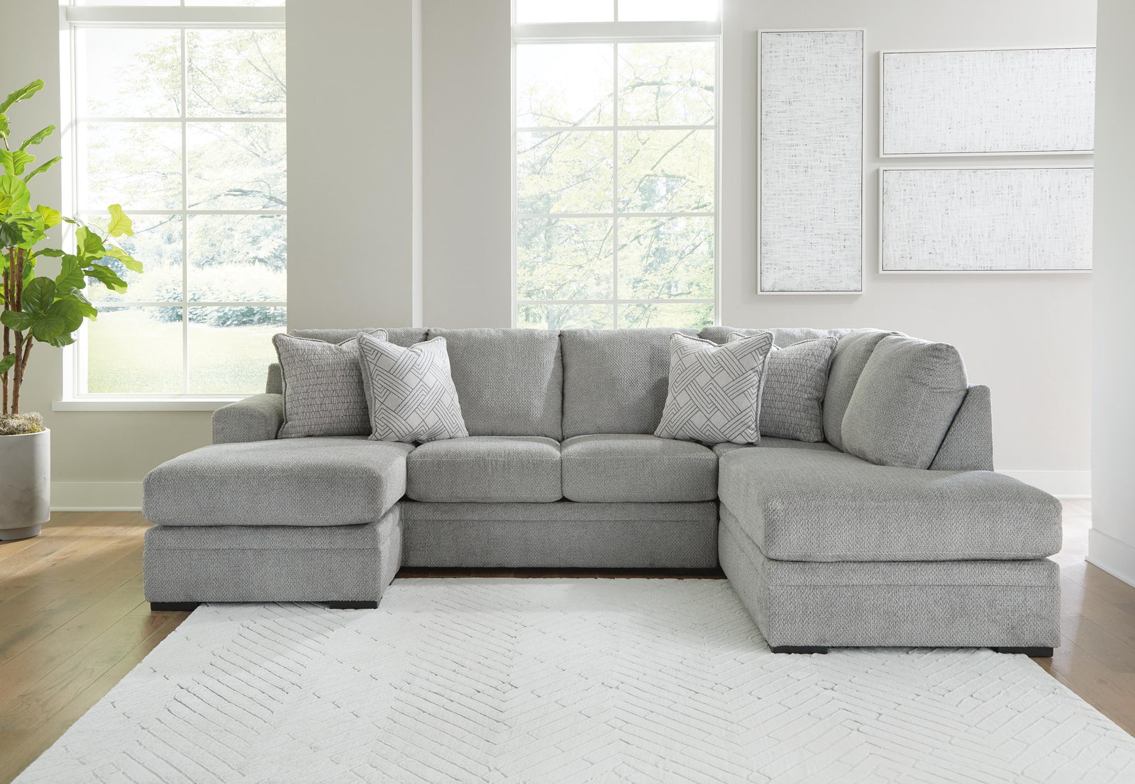Casselbury 2-Piece Sectional with Chaise (52906-SI) - Image 4