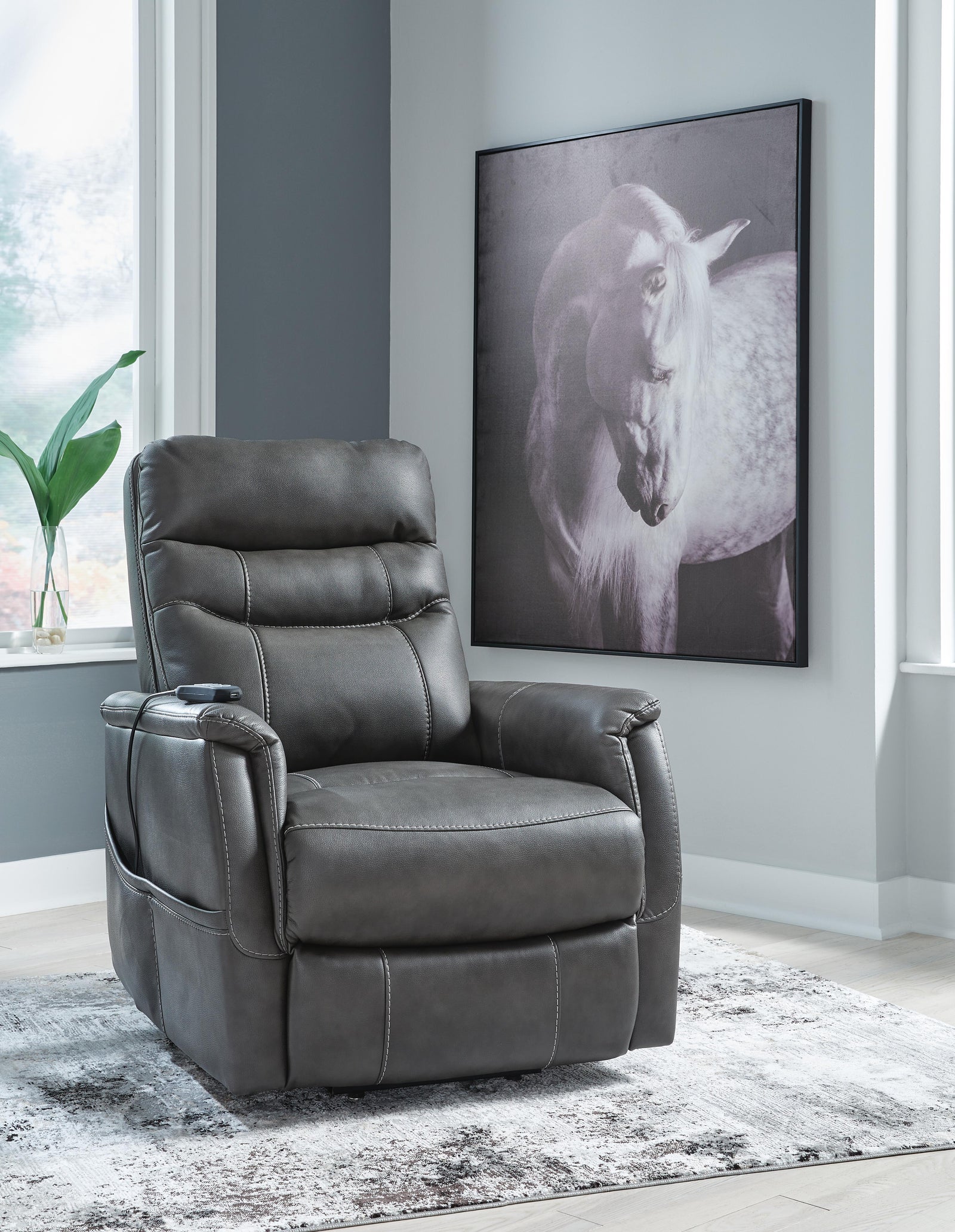 Strawbill Power Lift Recliner (63909-SI) - Image 8